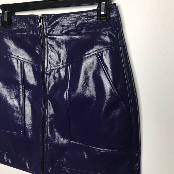 Rebeca Minkoff Marguerite Front Zipper High Waist Mini Skirt Size 2 - Picture 7 of 9